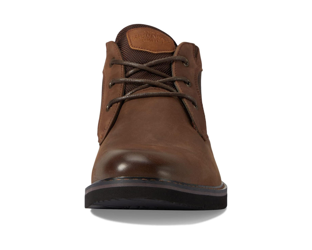 Men's Nunn Bush Denali Plain Toe Chukka Brown Crazy Horse