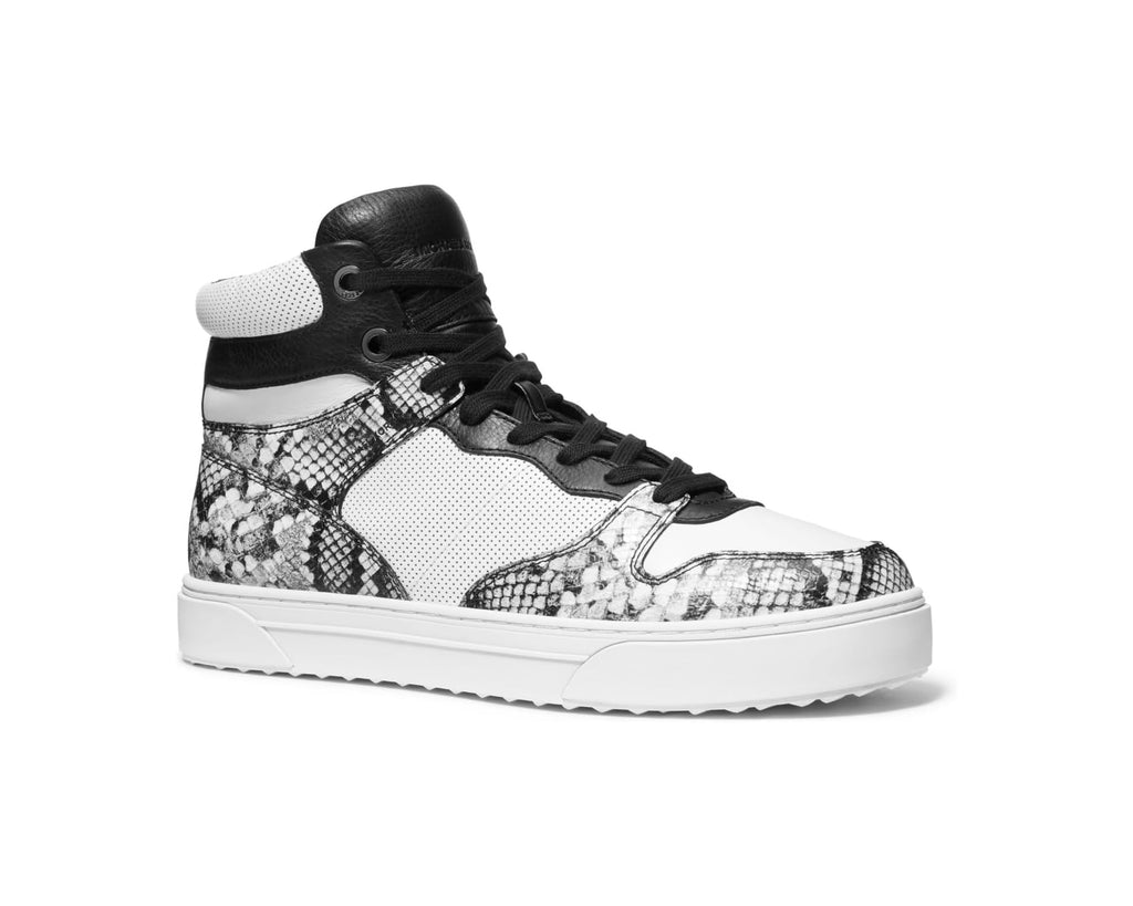 Men's Michael Kors Barett High-Top Optic White/Black
