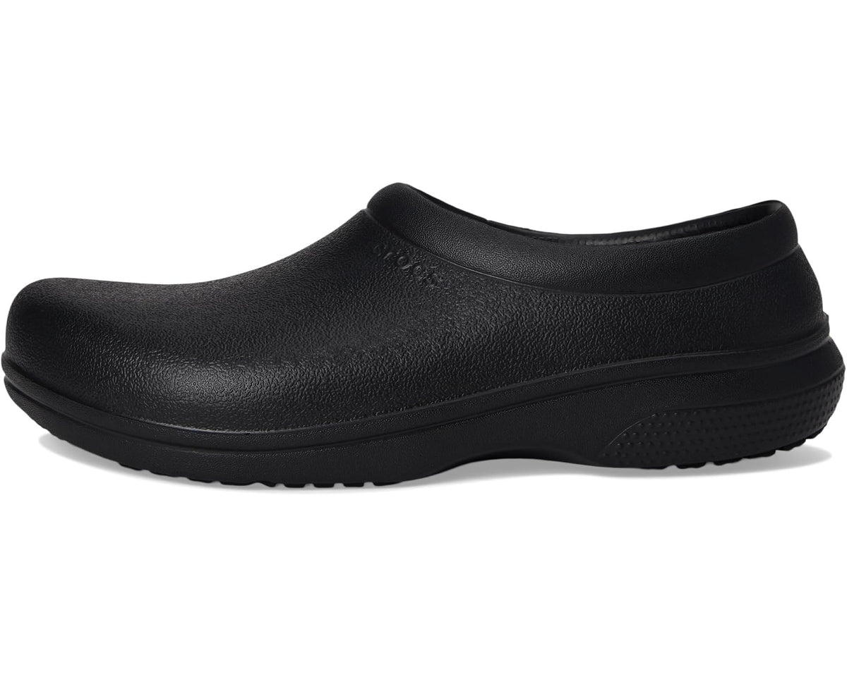 Unisex Crocs Work On The Clock Work Slip-On Black