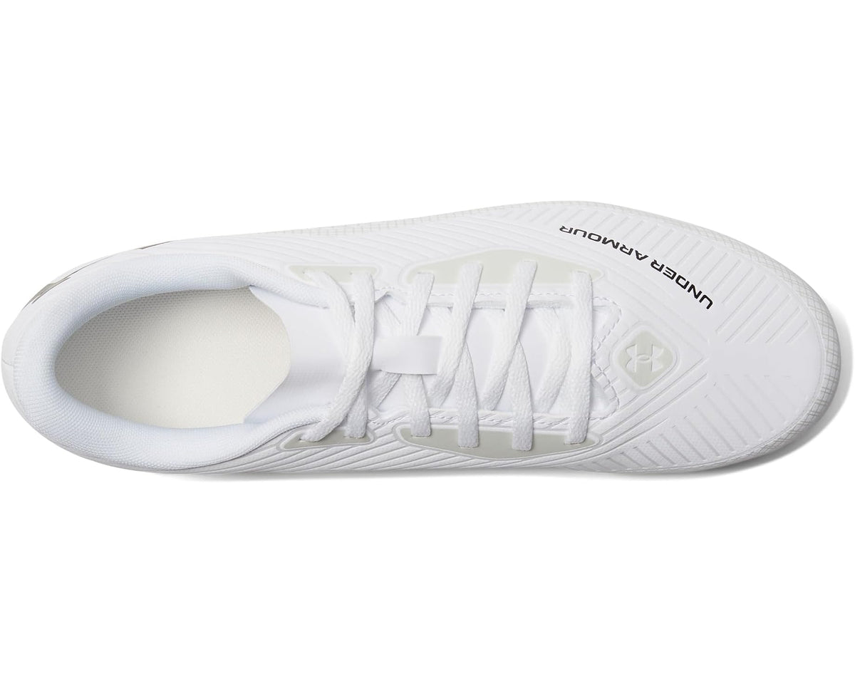 Unisex Under Armour Shadow Select 2 Football Cleats White/White Clay/Black
