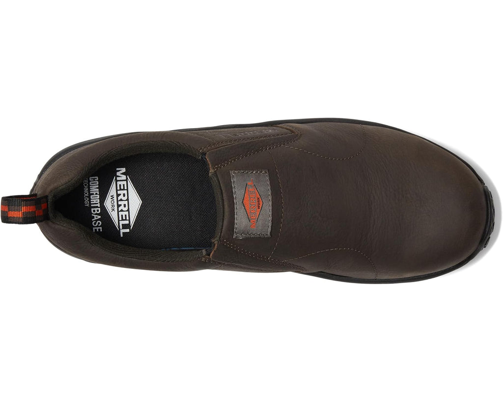 Men's Merrell Work Jungle Moc Leather Composite Toe Espresso