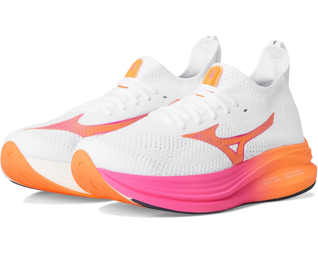 Unisex Mizuno Mizuno Neo Zen Hanabi White/Tang Orange