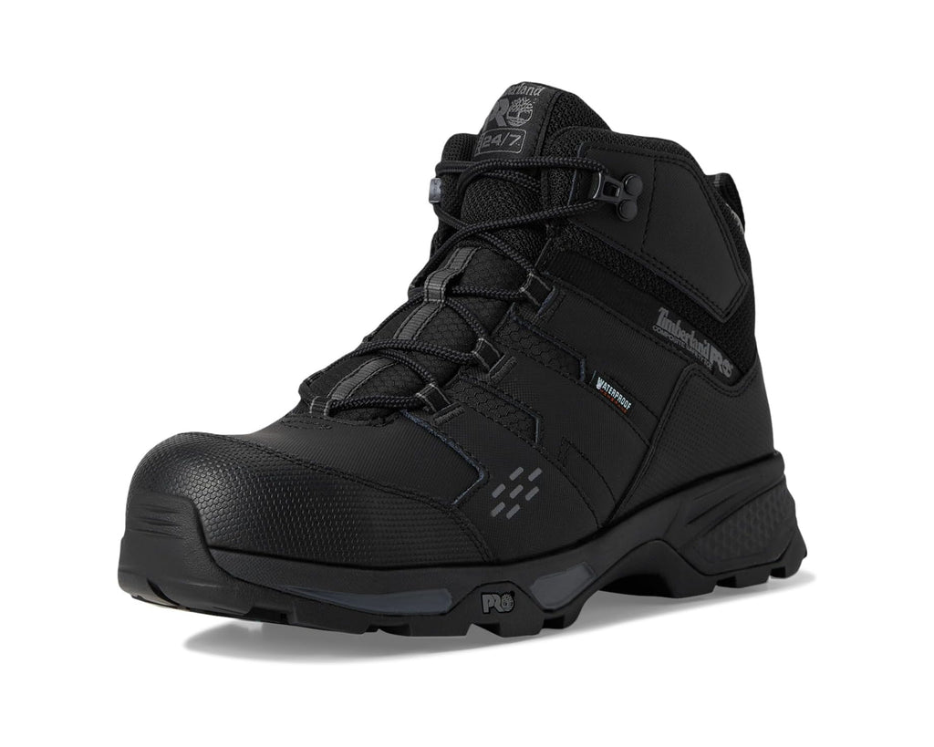 Men's Timberland PRO Switchback LT 6 Inch Composite Safety Toe Waterproof Black/Grey