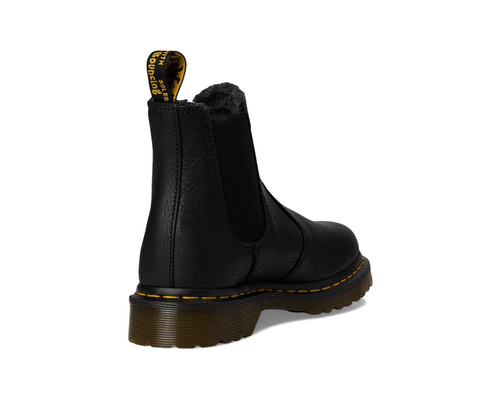 Unisex Dr. Martens 2976 Warmwair Grizzly Leather Chelsea Boots Black