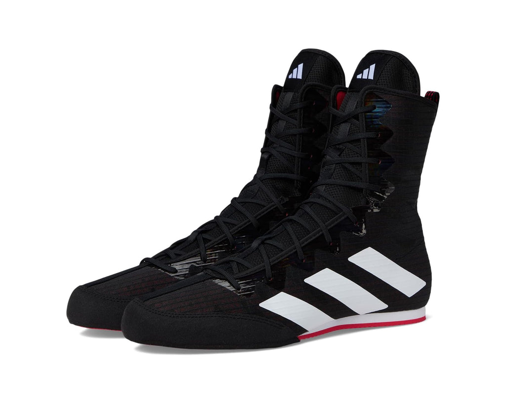 Unisex adidas Box Hog 4 Black/White/Pure Ruby