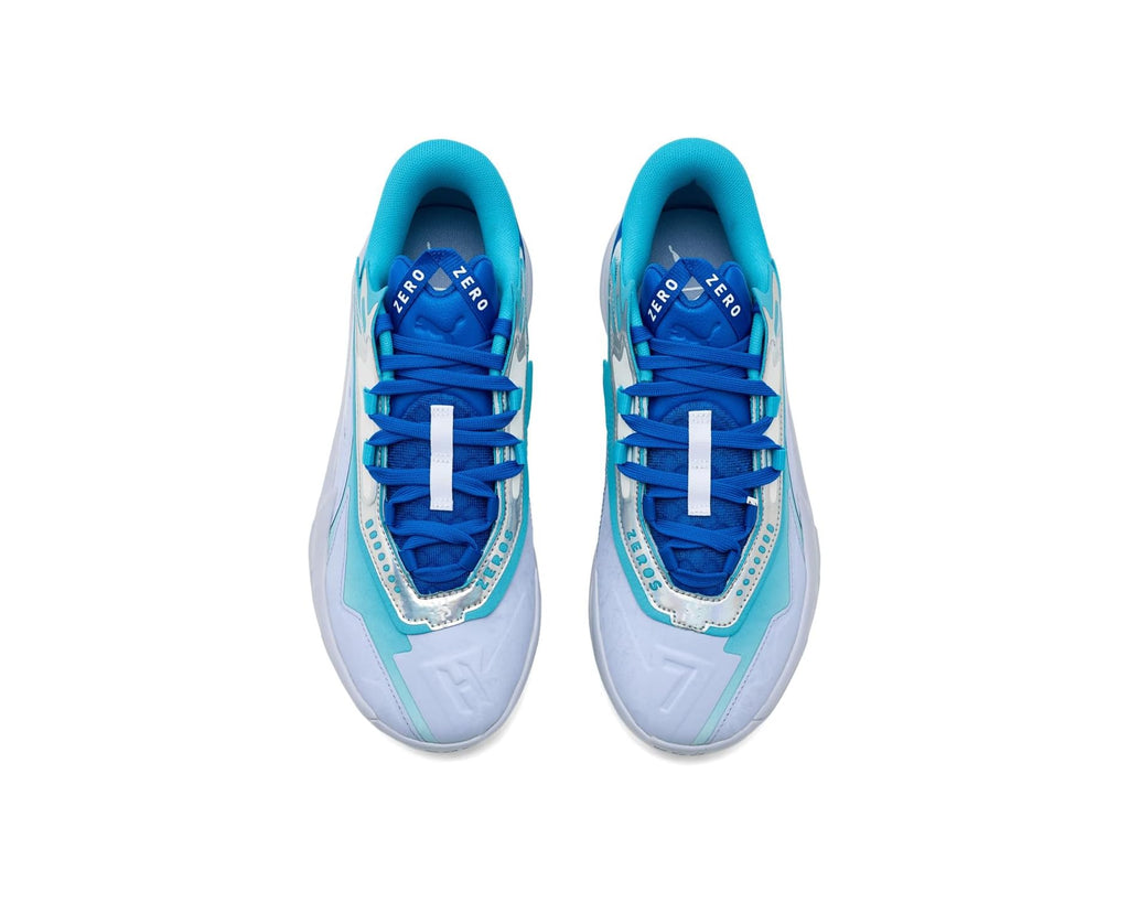 Men's PUMA Scoot Zeros II Crystal Basketball Shoes Peaceful Blue/Bright Aqua