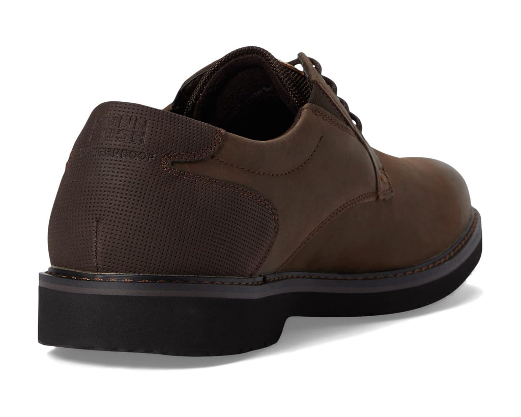 Men's Nunn Bush Denali Plain Toe Oxford Brown Crazy Horse