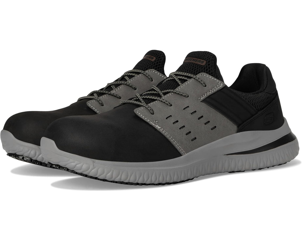 Men's SKECHERS Work Delson 3.0 SR - Tyoll Comp Toe Black