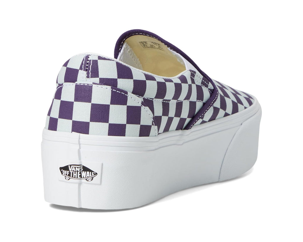 Unisex Vans Classic Slip-On Stack Form Blue Mist/Gothic Grape