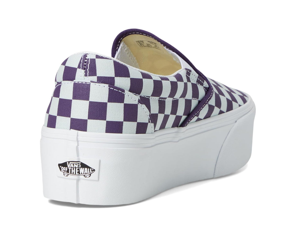 Unisex Vans Classic Slip-On Stack Form Blue Mist/Gothic Grape
