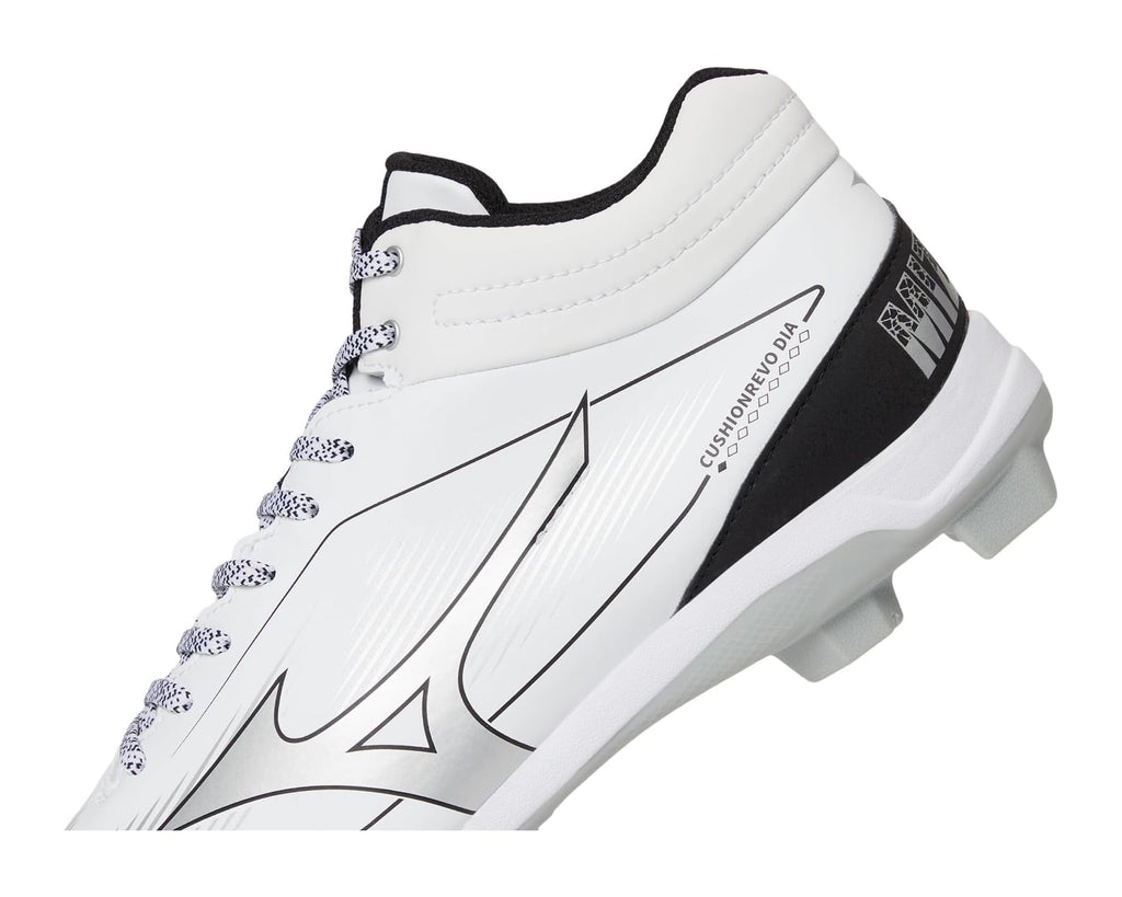 Men's Mizuno Cushionrevo Diamond Mid Tpu White/Black