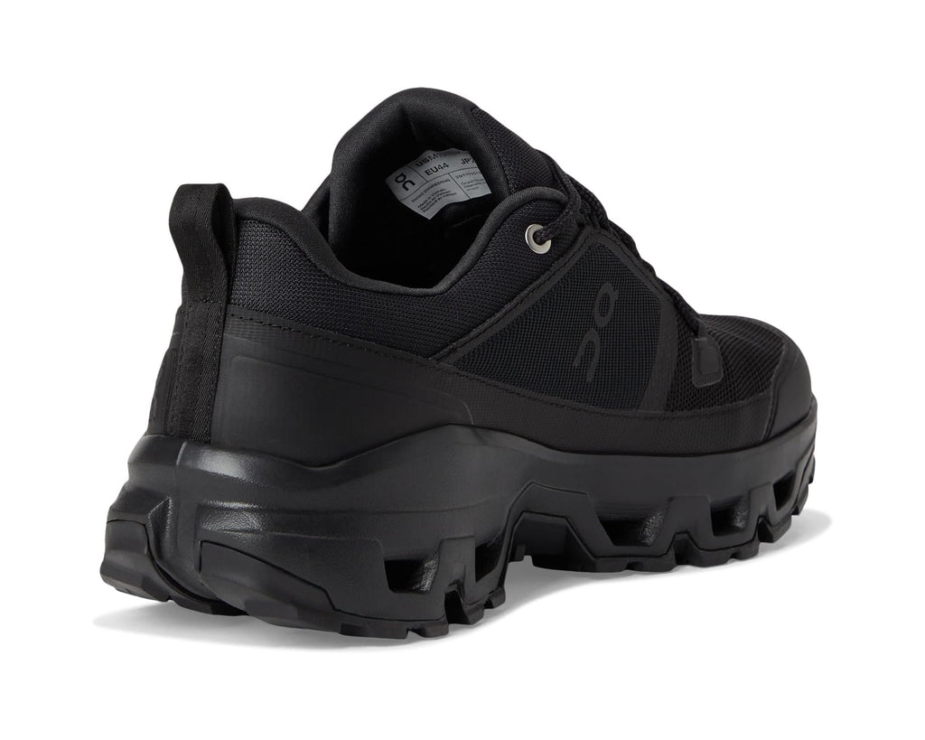 Men's On Cloudrock Low Waterproof Black/Black