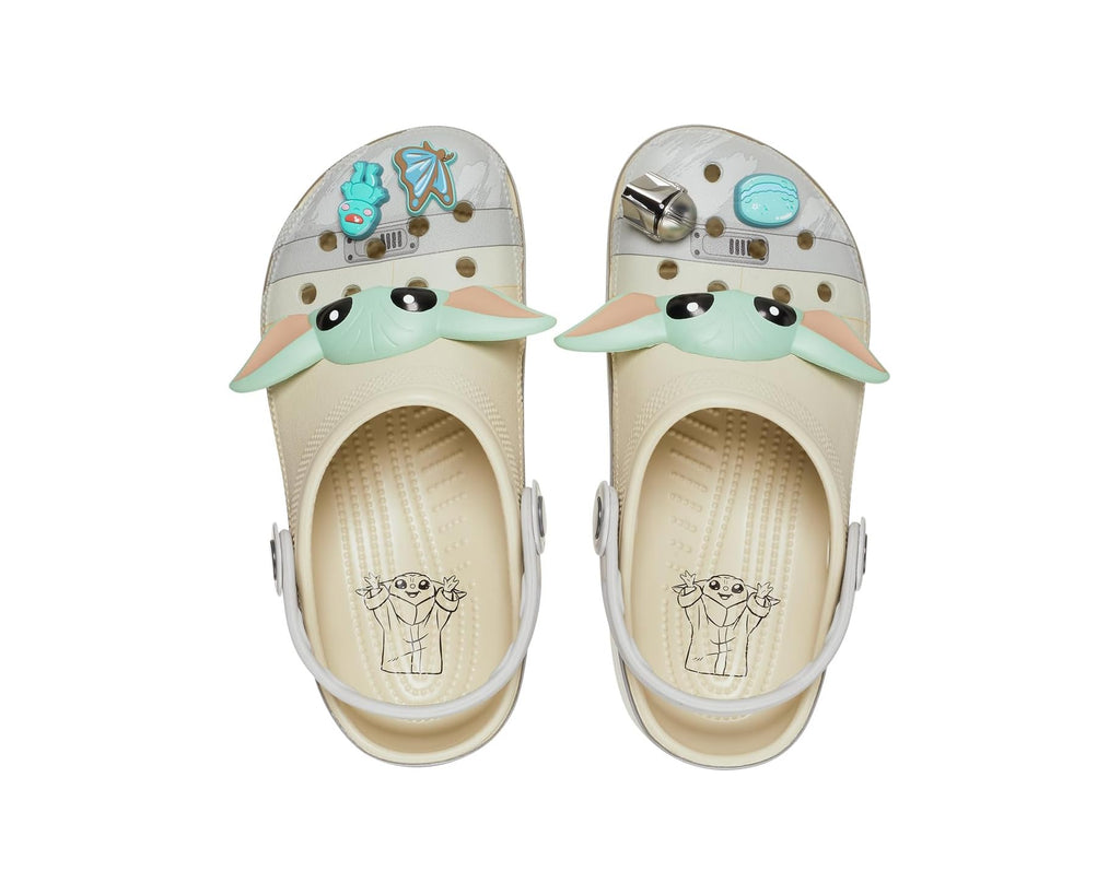 Unisex Crocs Star Wars Classic Clog Grogu Bone