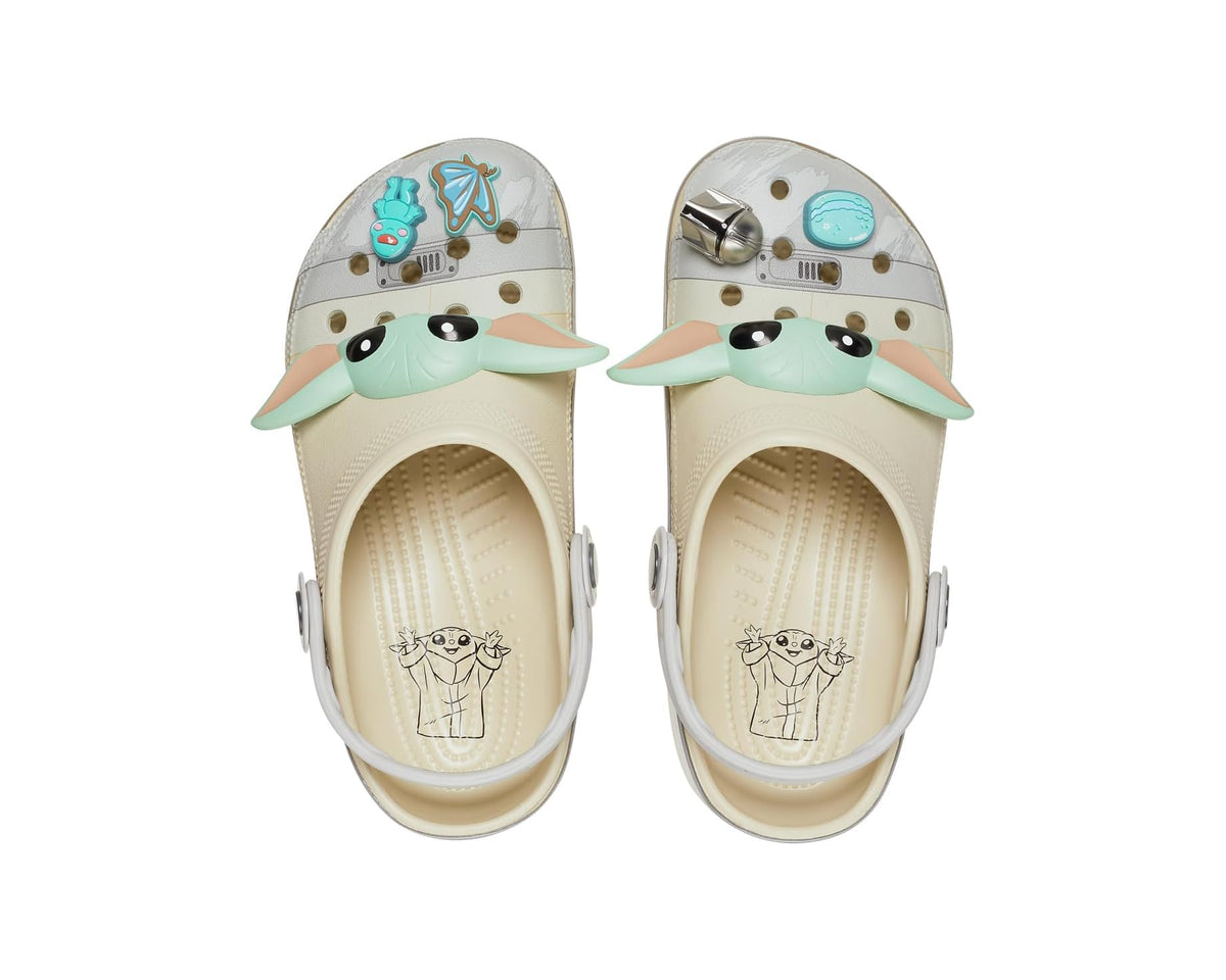 Unisex Crocs Star Wars Classic Clog Grogu Bone