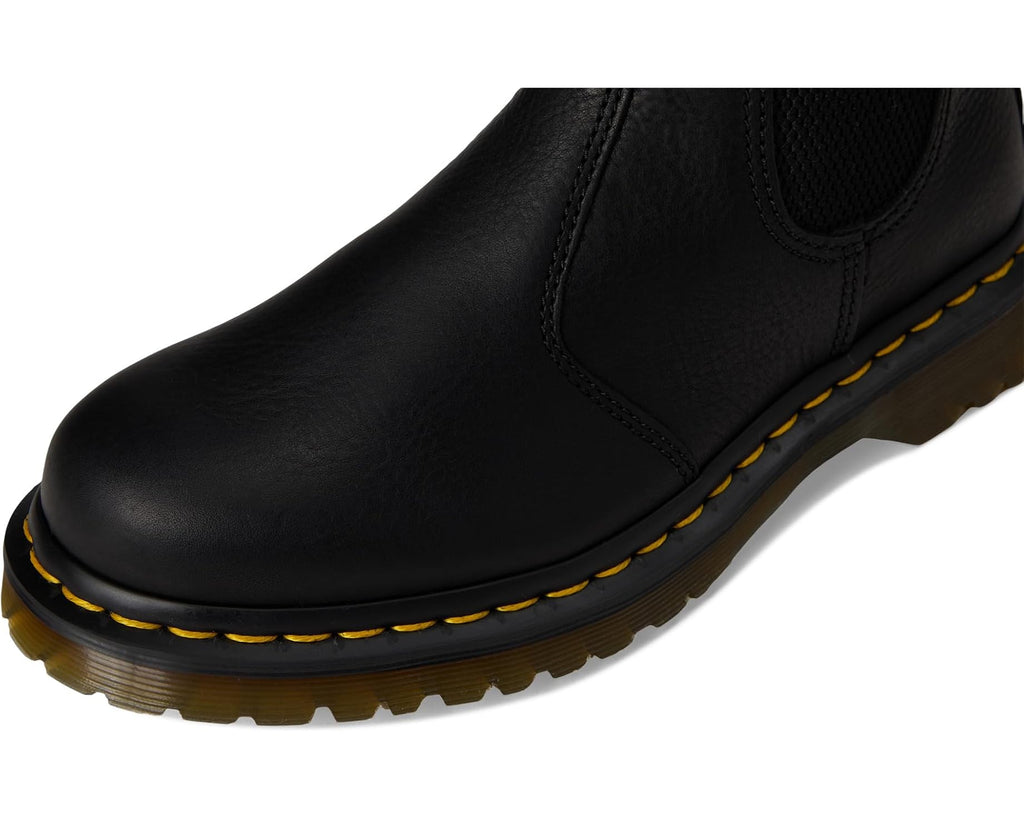 Unisex Dr. Martens 2976 Warmwair Grizzly Leather Chelsea Boots Black