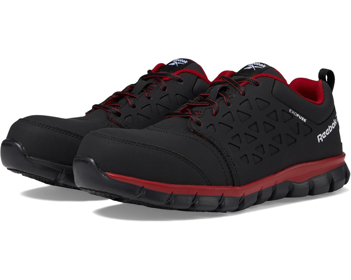 Men's Reebok Work Sublite Cushion Work Comp Toe SD Black/Red