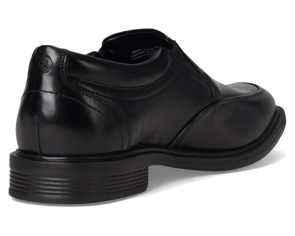 Men's Nunn Bush Stark Moccasin Toe Slip-On Leather Dress Casual Business Formal Loafers Black