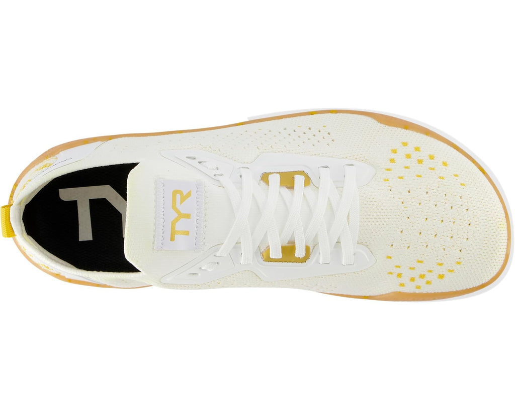 Men's TYR Dropzero Laces White/Gold