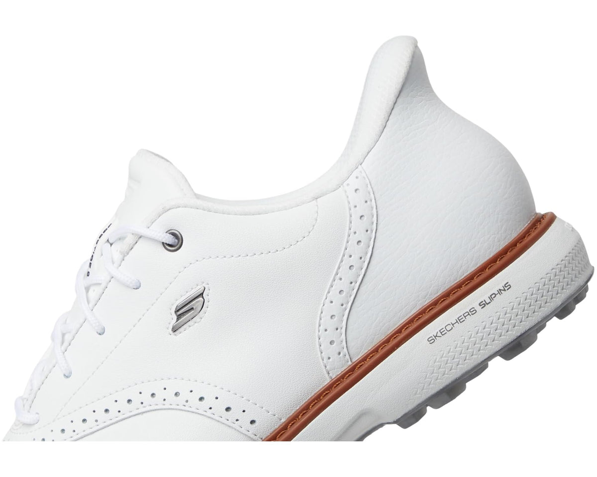 Men's Skechers GO GOLF Prestige Slip-In ArchFit Spikeless Golf Shoe White