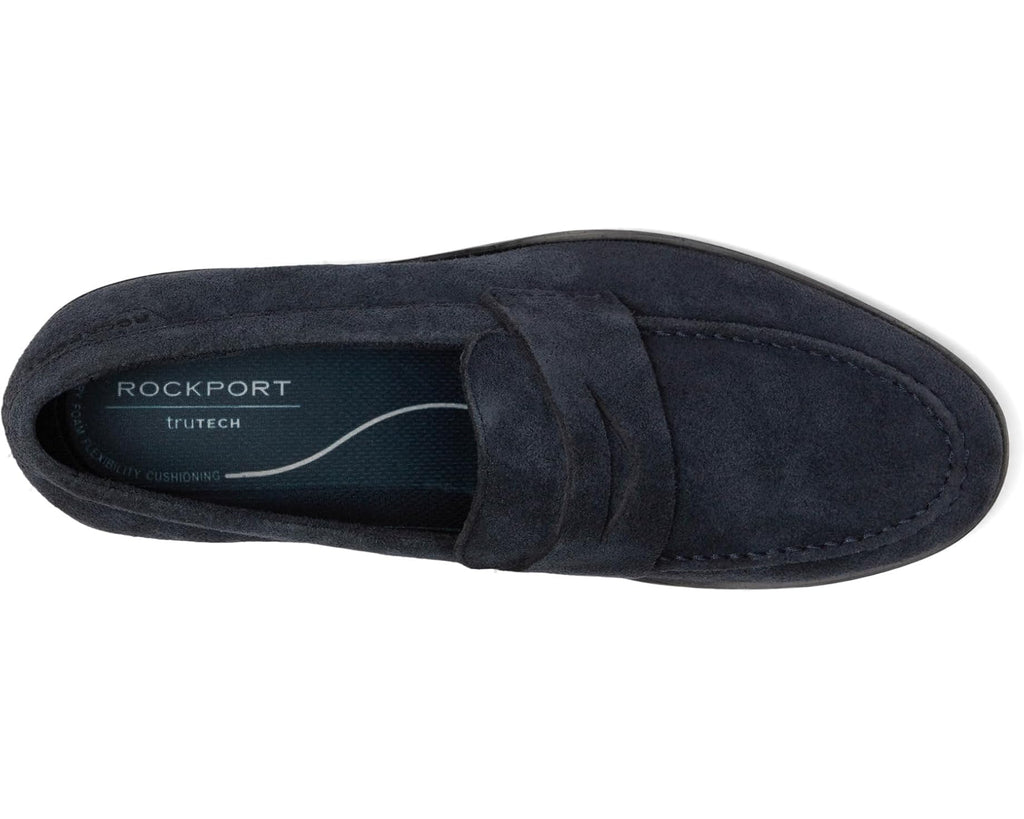 Men's Rockport Sutton Dark Blue Suede