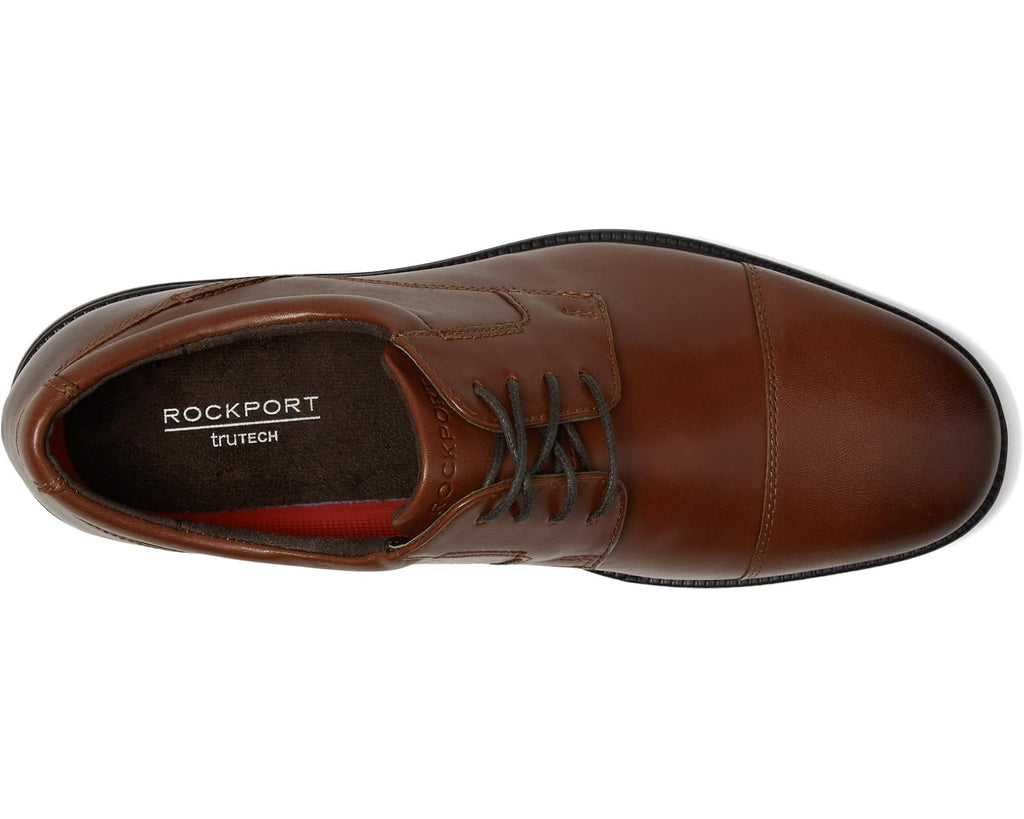 Men's Rockport Charles Road Cap Toe Oxford British Tan