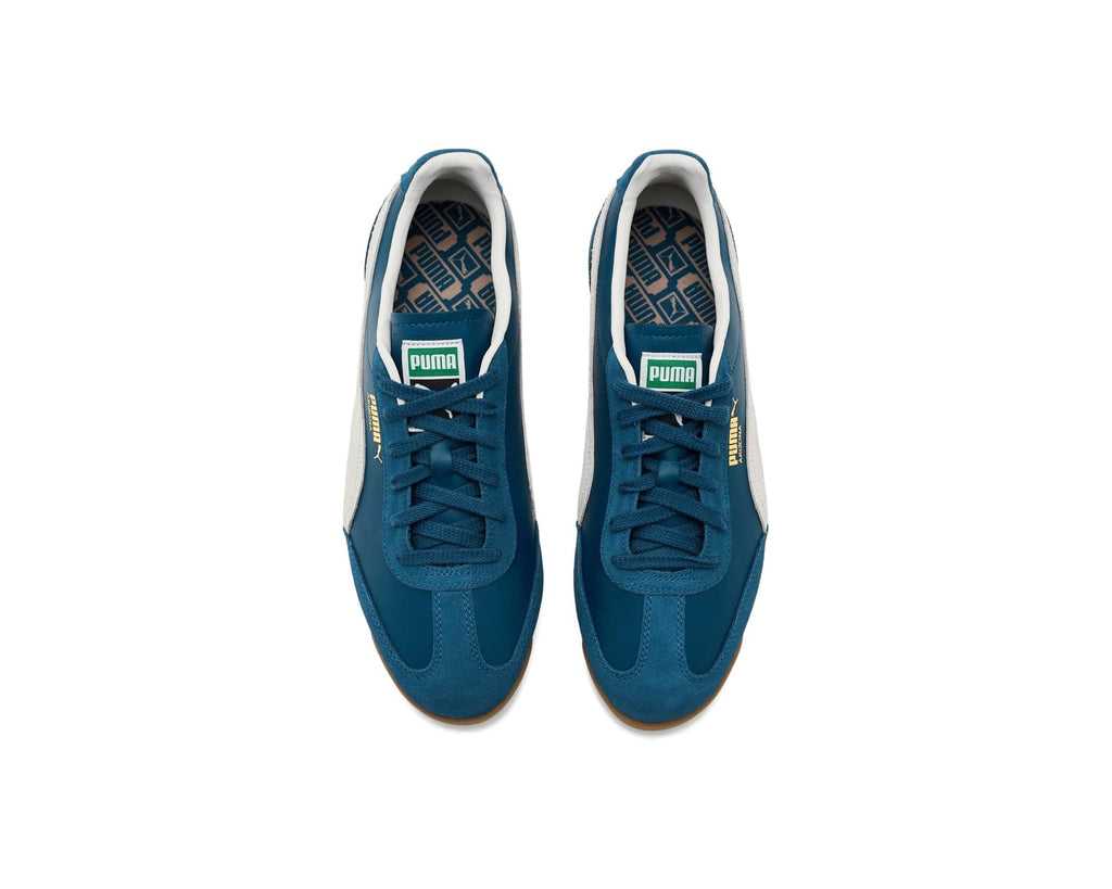 Men's PUMA Arizona Retro Shoes Persian Blue/Warm White/Gold