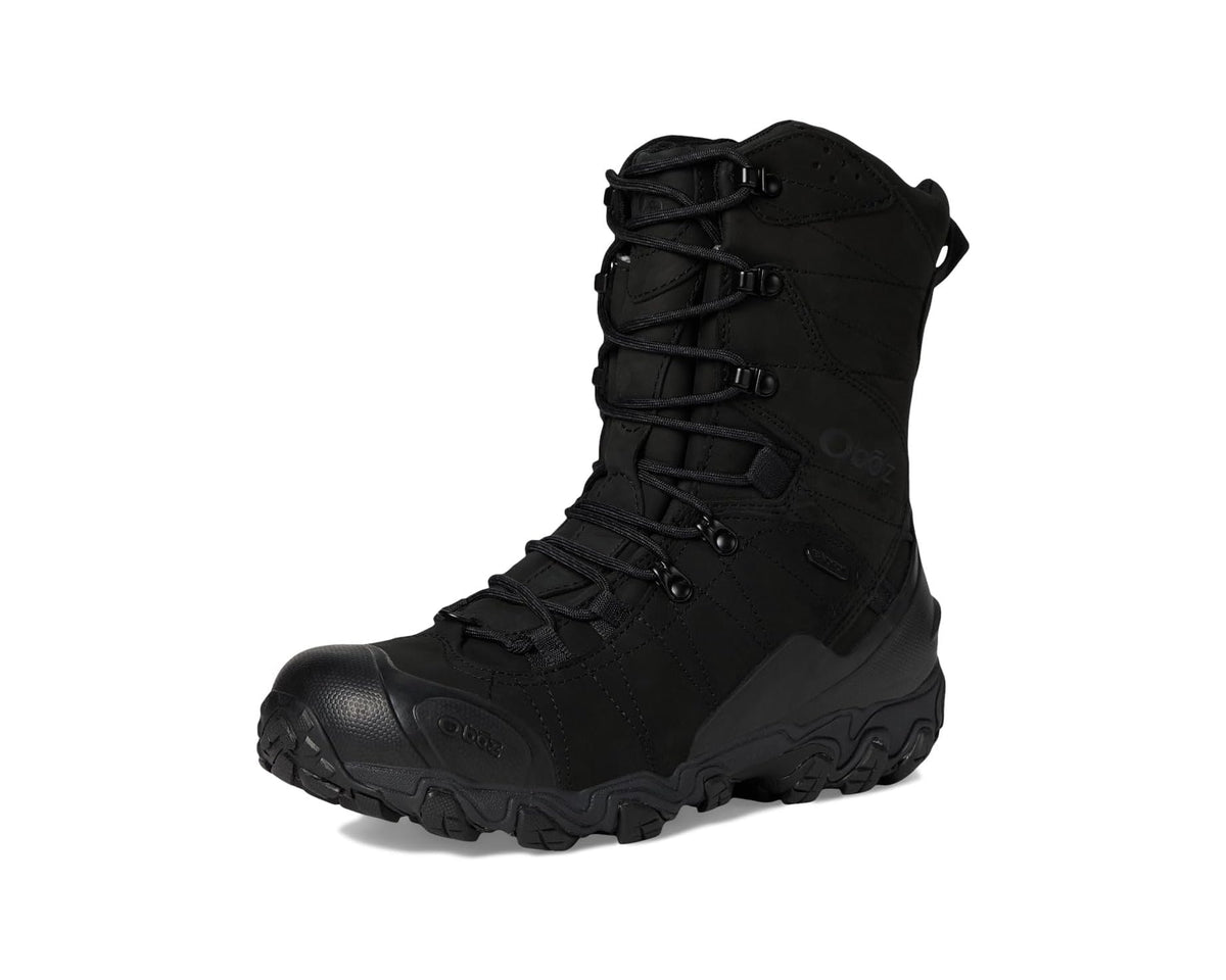Men's Oboz Bridger 10 Insulated B-Dry Black Sea