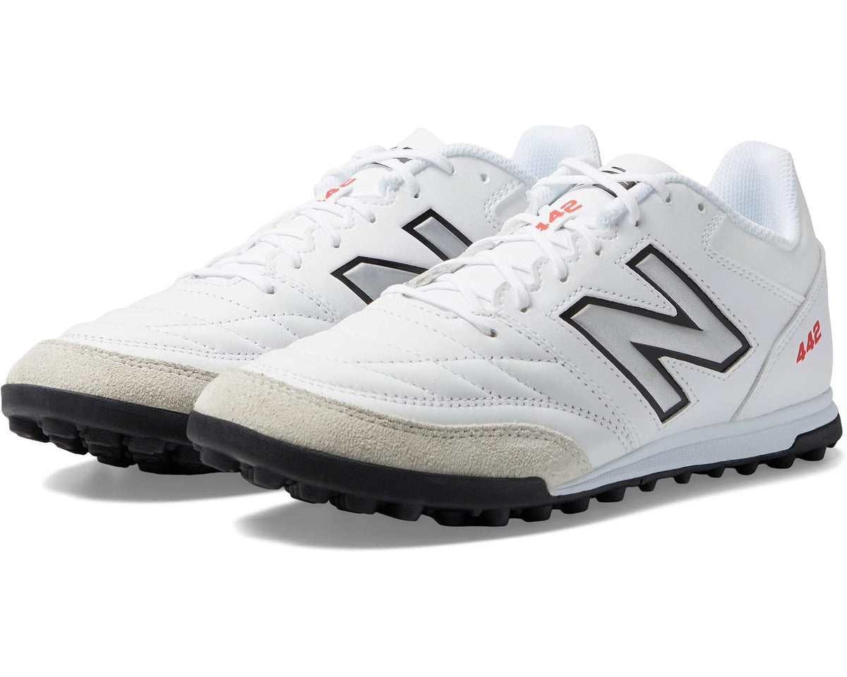 Men's New Balance 442V2 Team TF Soccer Cleats White/Black