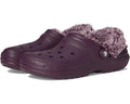 Unisex Crocs Classic Fleece Lined Clogs Plush Plum
