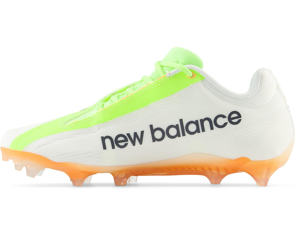 Unisex New Balance BurnX4 Lacrosse Cleats White/Green