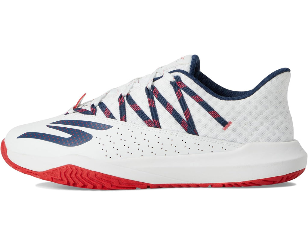 Men's SKECHERS Skechers Viper Court Rally White/Navy/Red