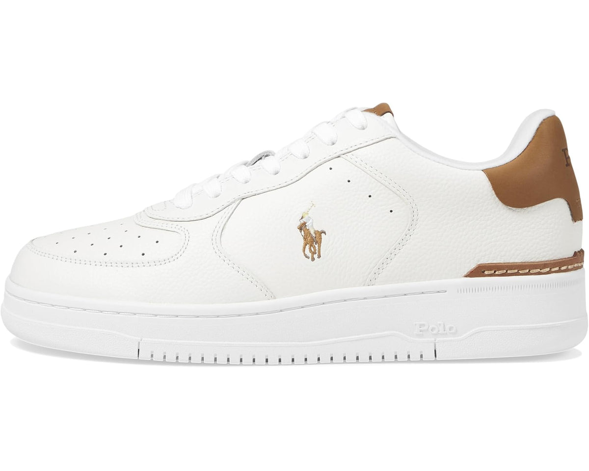 Men's Polo Ralph Lauren Masters CRT Deckwash White/Tan Multi PP