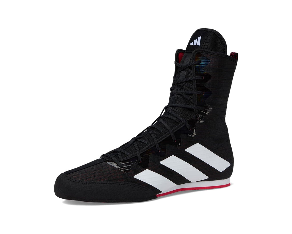 Unisex adidas Box Hog 4 Black/White/Pure Ruby
