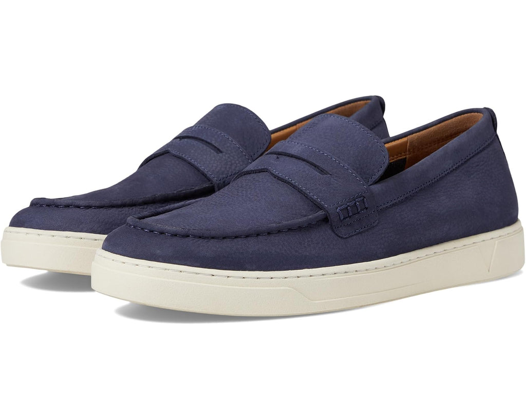 Men's VIONIC Thompson Slip-ons Navy Blue Leather
