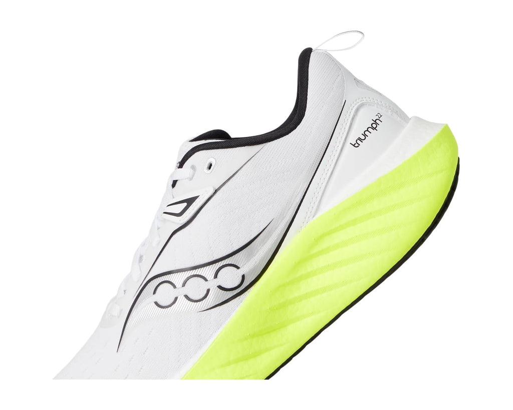 Men's Saucony Triumph 22 White/Citron