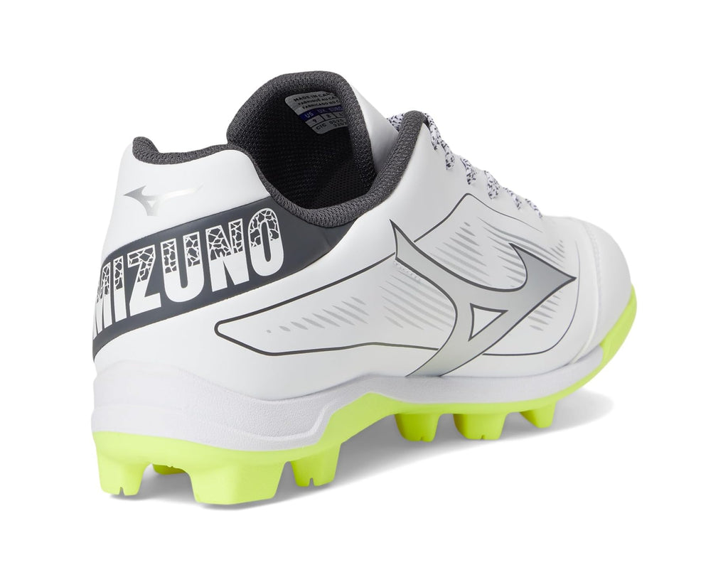 Men's Mizuno Cushionrevo Diamond Tpu White/Safety Yellow