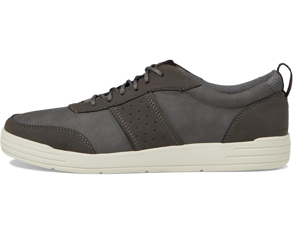 Men's Nunn Bush Kore City Walk Court U-Bal Oxford Athletic Casual Sneaker Lace Up Gray