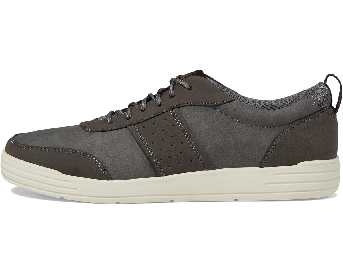 Men's Nunn Bush Kore City Walk Court U-Bal Oxford Athletic Casual Sneaker Lace Up Gray