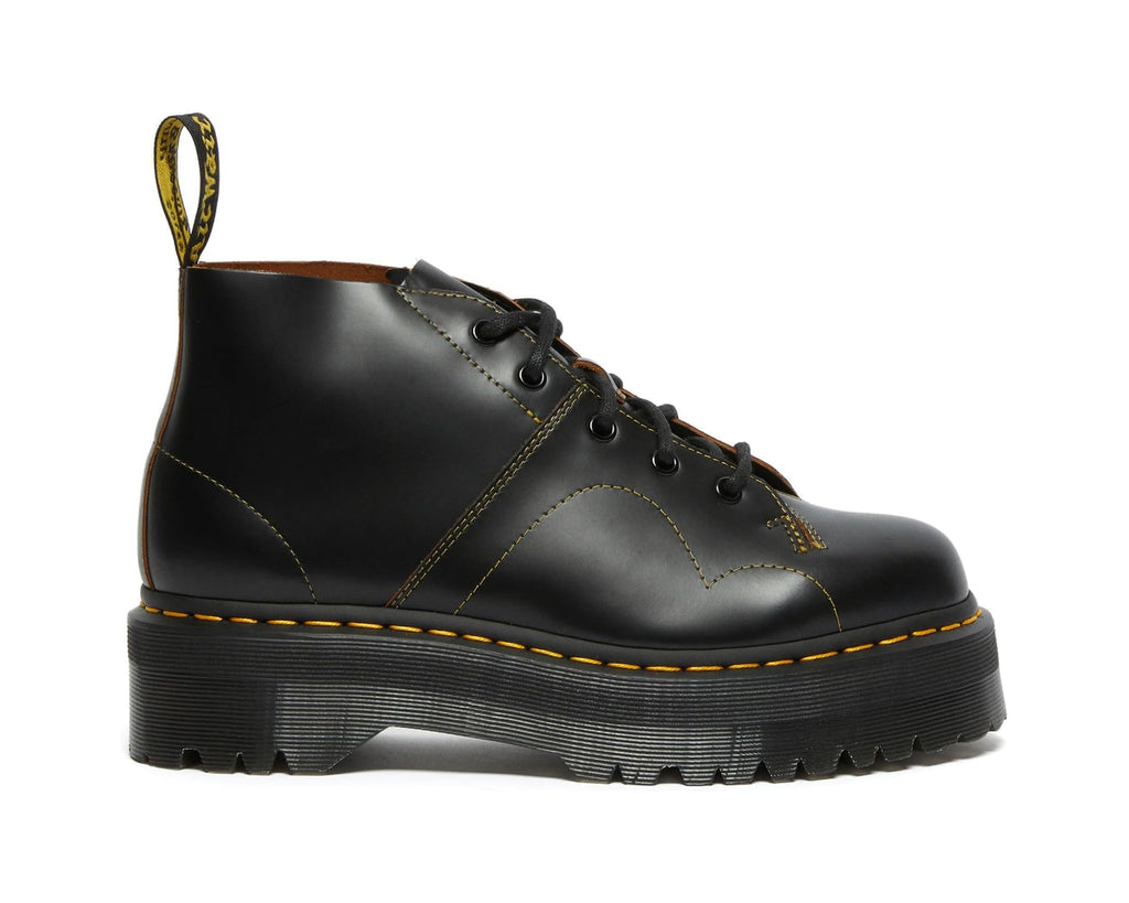 Unisex Dr. Martens Church Quad Black Vintage Smooth
