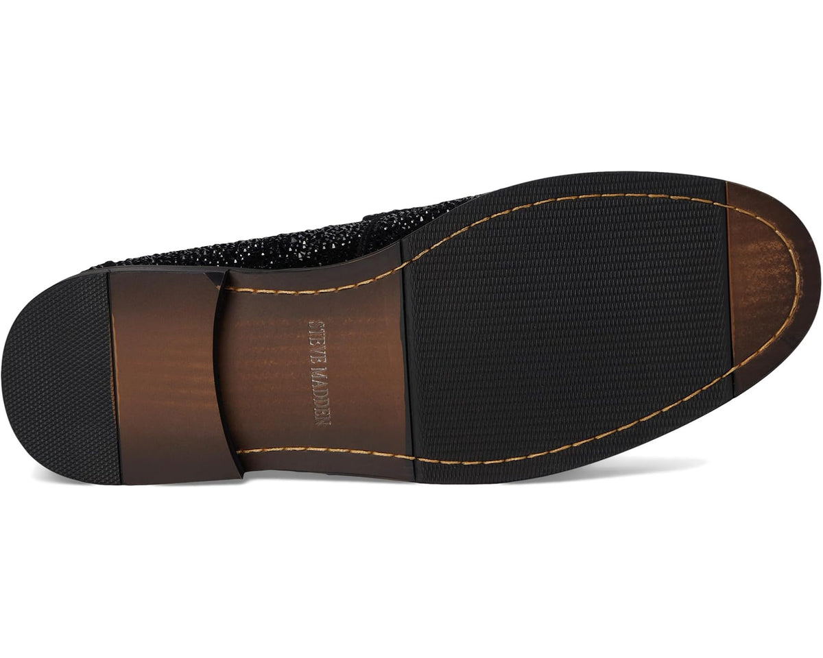 Men's Steve Madden Natan-R Black Rhinestones