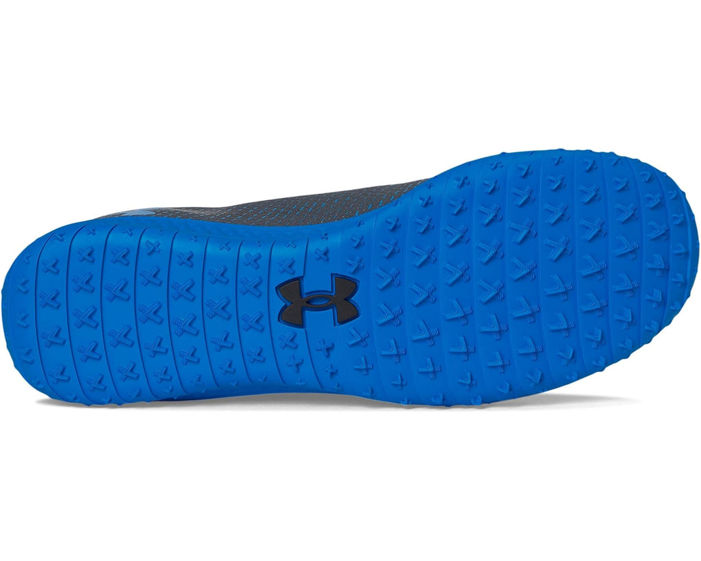 Unisex Under Armour Shadow Select 3 Turf Soccer Cleats Castlerock/Black/Blue Atlantis