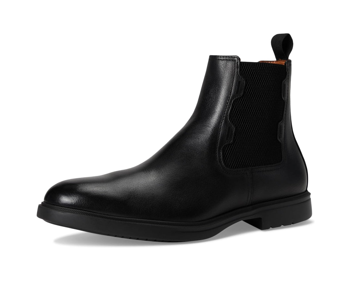 Men's Stacy Adams Townsend Chelsea Boots Black Tumble