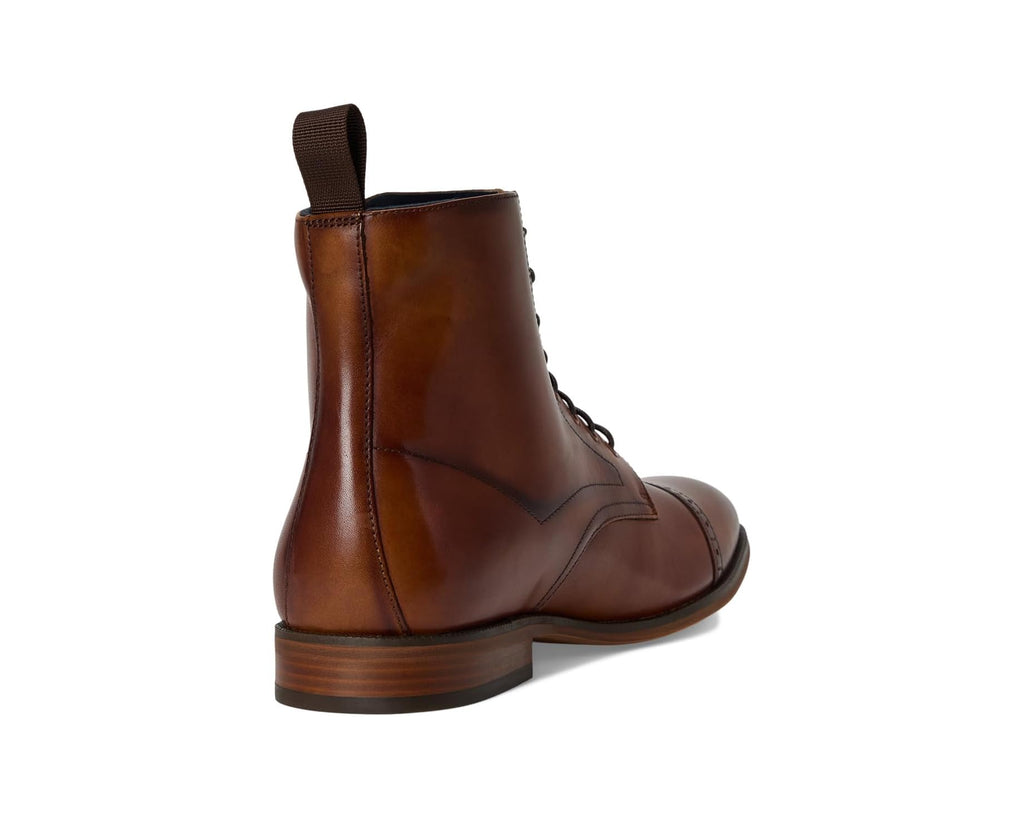 Men's Stacy Adams Henry Cap Toe Lace-Up Boot Tan