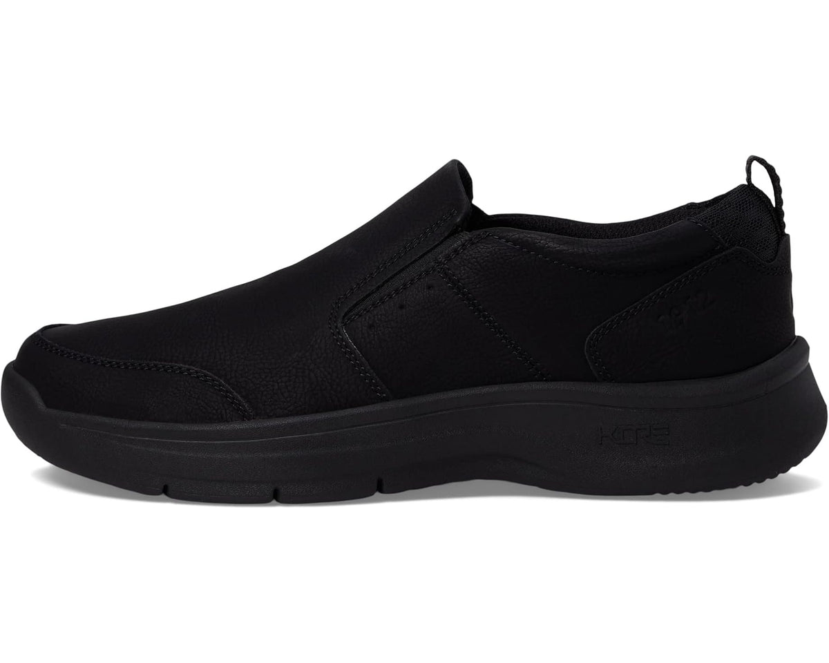 Men's Nunn Bush Kore Elevate Moccasin Toe Slip-On Lightweight Loafer Black