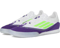 Unisex adidas F50 Freestyle 24 Messi Indoor Soccer Cleats White/Lucid Lemon/Unity Purple