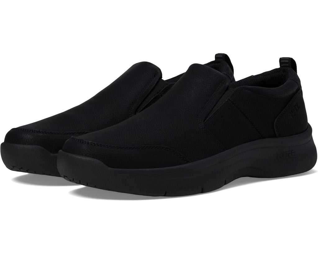 Men's Nunn Bush Kore Elevate Moccasin Toe Slip-On Lightweight Loafer Black