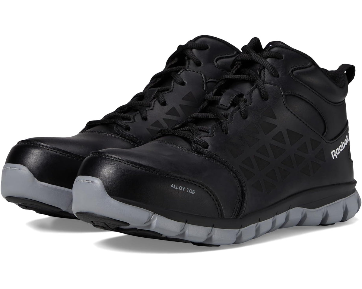 Men's Reebok Work Sublite Cushion Work Mid EH Black