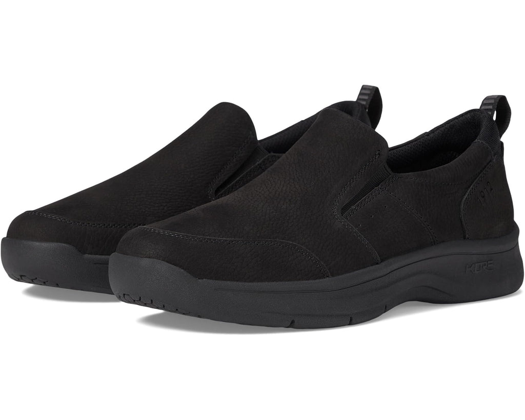 Men's Nunn Bush MAC Moccasin Toe Slip-On Black
