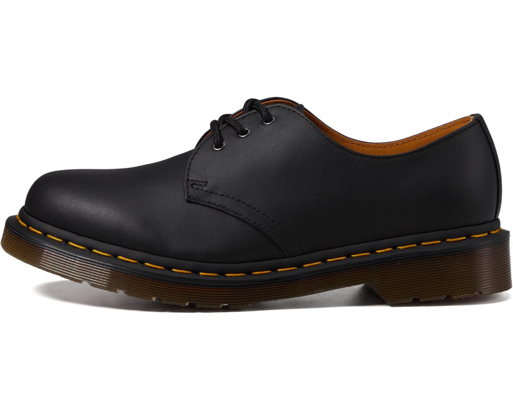Unisex Dr. Martens 1461 3-Eye Gibson Black Nappa Leather