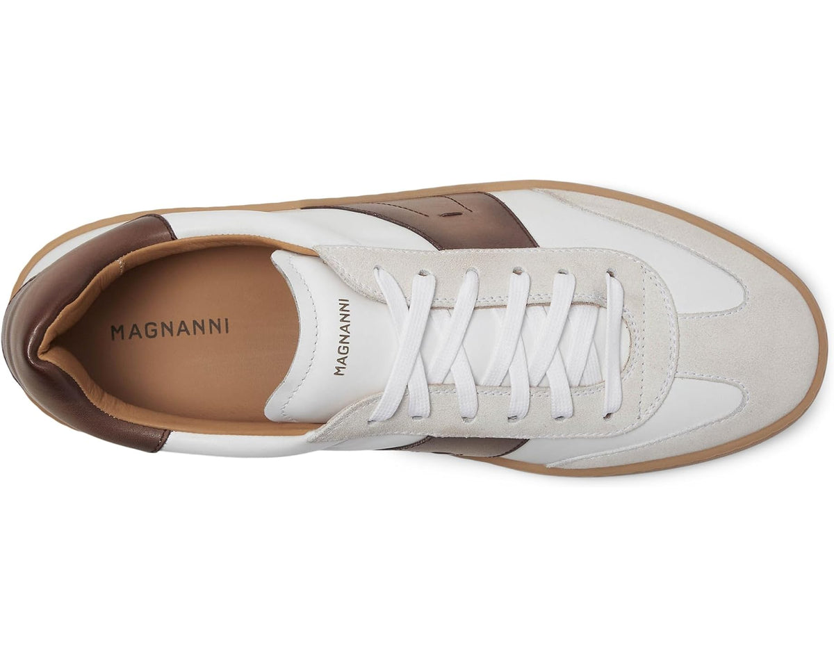 Men's Magnanni Primera Lo White/Brown